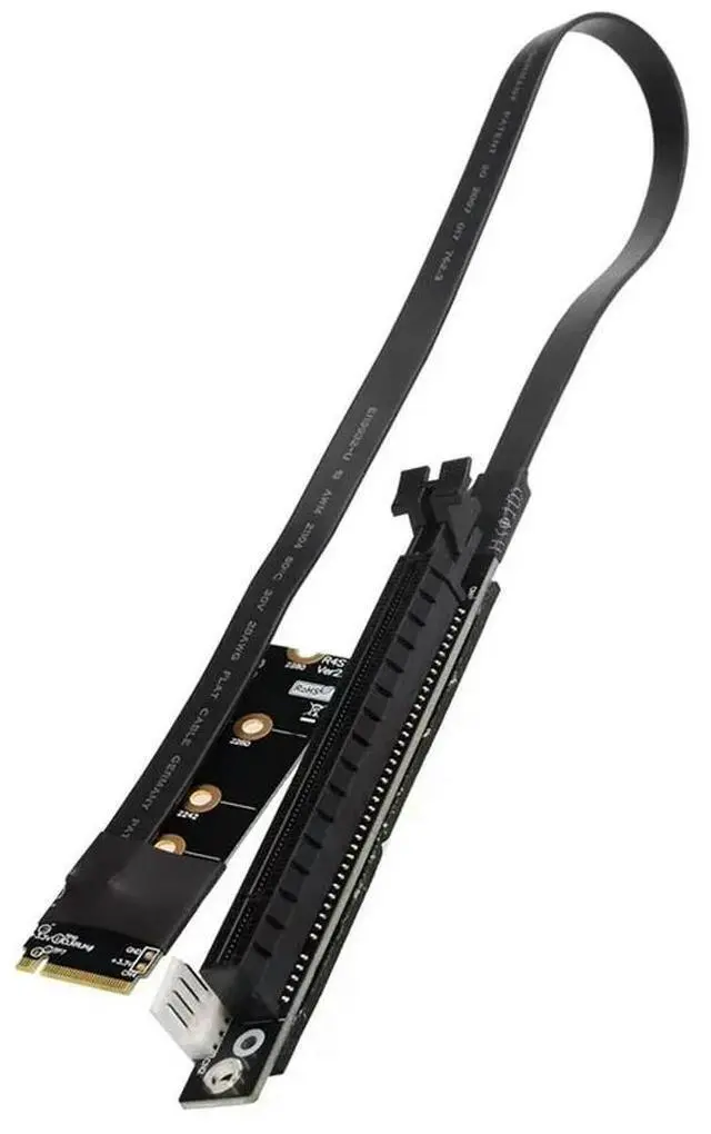 Main image of M.2 Nvme To Pcie X16 Extension Cable Gen3 Riser Adapter Jumper Mining Cable For GTX RTX Graphics Video Card BTC Mining