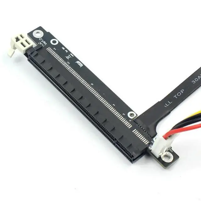 Alt view image 4 of 4 - M.2 Nvme To Pcie X16 Extension Cable Gen3 Riser Adapter Jumper Mining Cable For GTX RTX Graphics Video Card BTC Mining