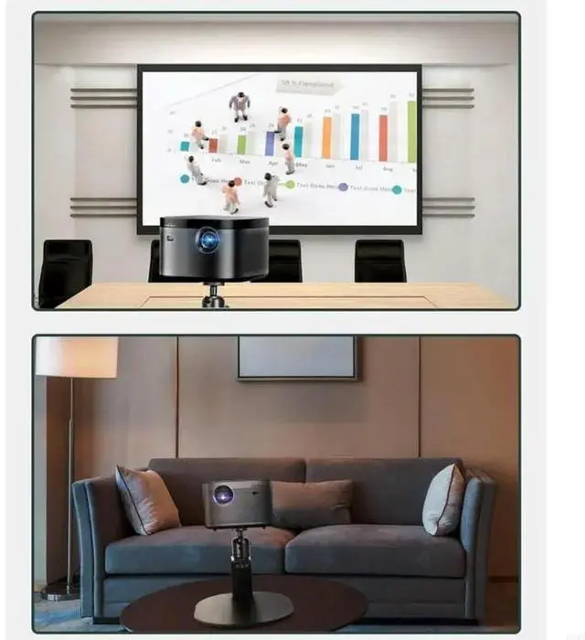 Alt view image 3 of 4 - Tabletop Projector Holder Stand with 360Degree Flexible Adjustment and l Projector Desk Bracket Safe