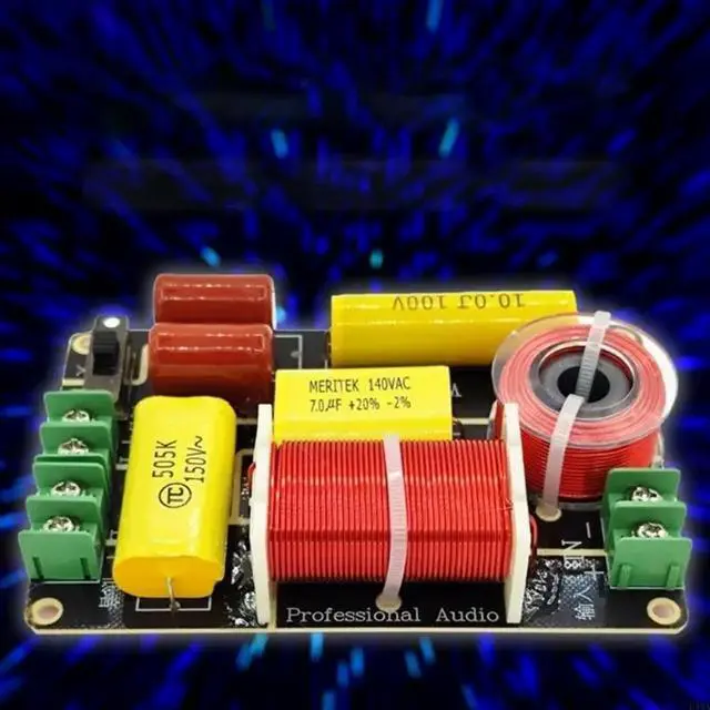 Alt view image 3 of 4 - WEAH 250 250W 2 Way Speaker Frequency Divider Tweeter Bass Filter Speaker Amplifier Home Sound Theater
