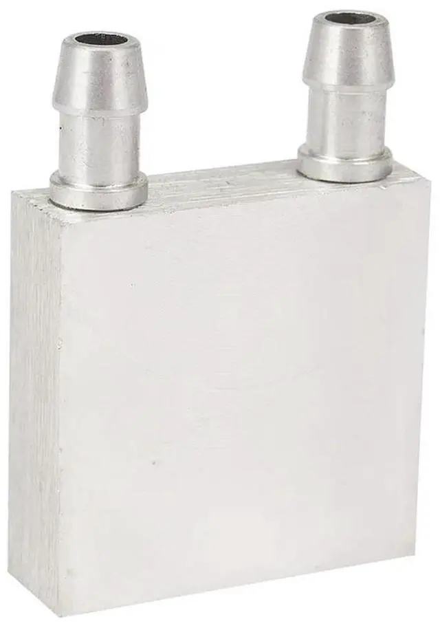 Alt view image 3 of 4 - 6X Primary Aluminum Alloy Water Cooling Block 40X40mm For Liquid Water Heat Sink System Silver For PC Laptop CPU