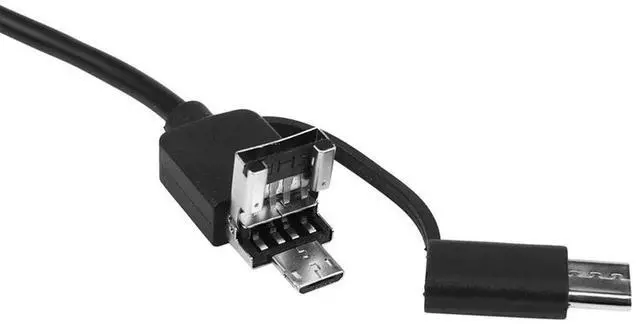 Alt view image 3 of 4 - 2X 3-In-1 Industrial Endoscope Borescope Inspection Camera Built-In 6 Leds IP67 Waterproof USB Type-C Endoscope