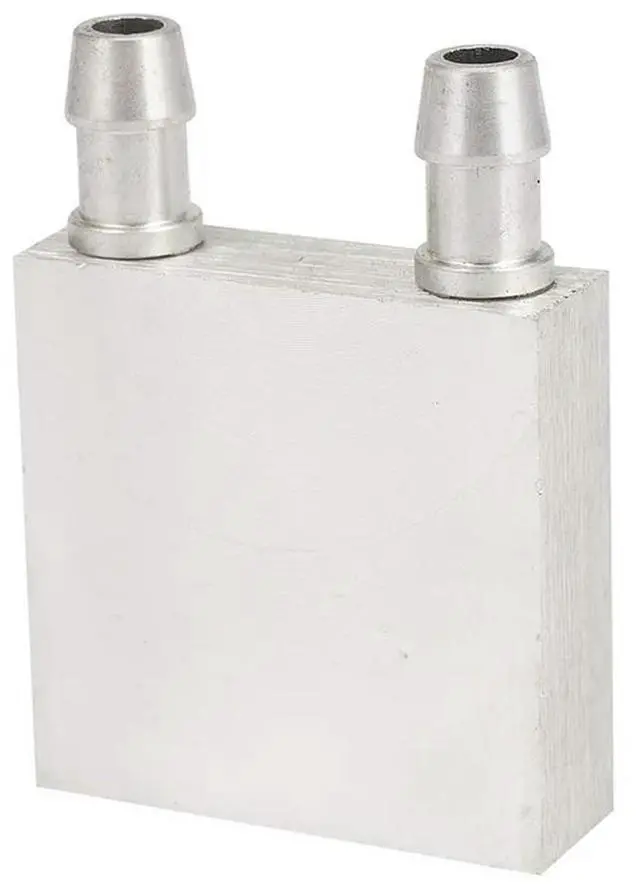 Alt view image 2 of 4 - 6X Primary Aluminum Alloy Water Cooling Block 40X40mm For Liquid Water Heat Sink System Silver For PC Laptop CPU