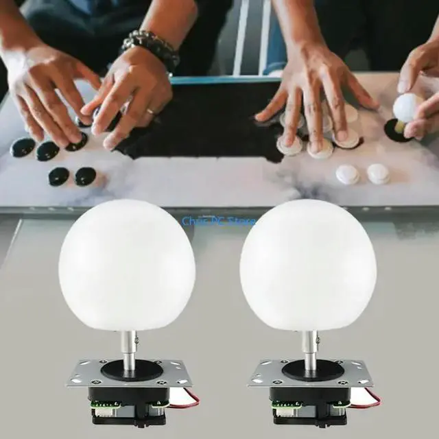 Alt view image 2 of 4 - Multicolor Light Controller Joystick Smoothly Operate Gaming Accessory