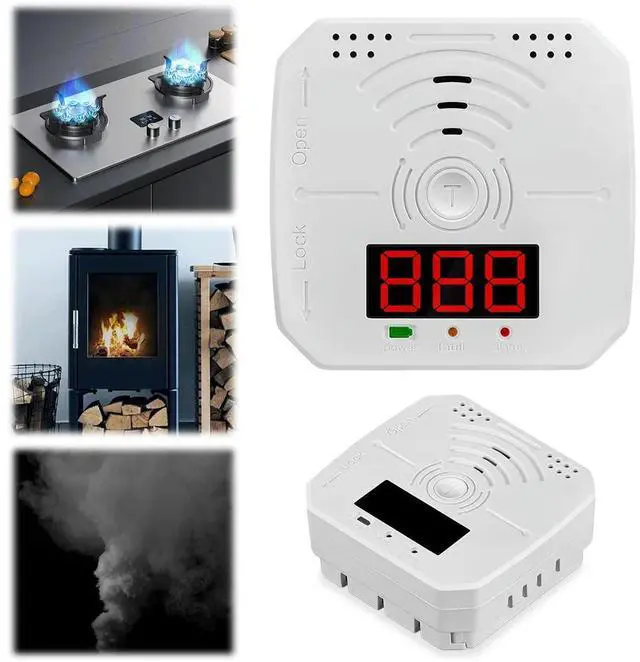 Alt view image 2 of 4 - CO Leak Detector Powered Mini CO Sensor Sound Light Warning Portable CO Detector Home Security Safety