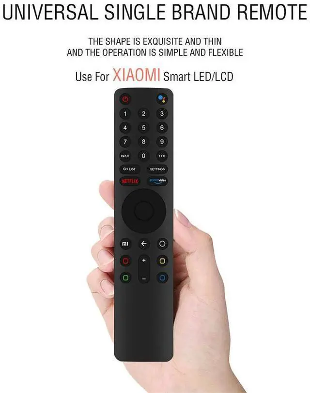 Alt view image 3 of 4 - Voice Replacement Remote Control Bluetooth-Compatible Replace Remote Control TV-Remote for 4S XMRM-010 X10 X6 L65M5-5ASP