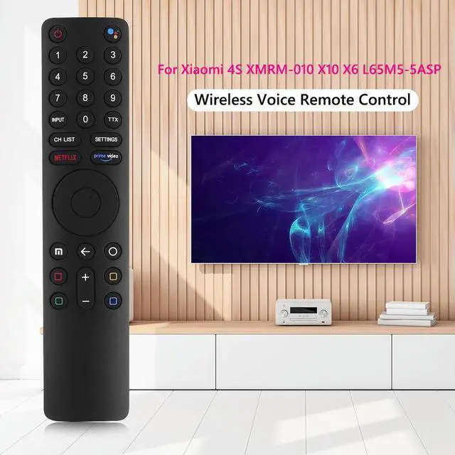Main image of Voice Replacement Remote Control Bluetooth-Compatible Replace Remote Control TV-Remote for 4S XMRM-010 X10 X6 L65M5-5ASP