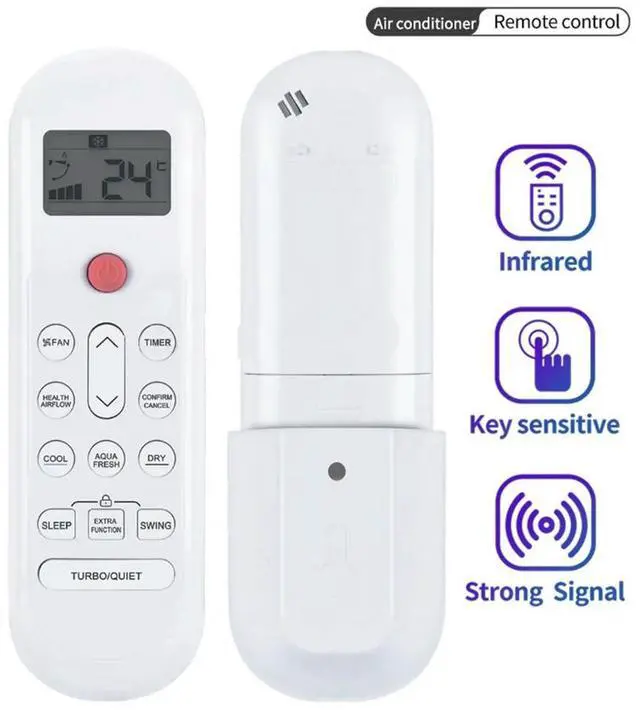 Alt view image 4 of 4 - Remote Control for AQUA MABE for Haier Air Conditioner_L50A
