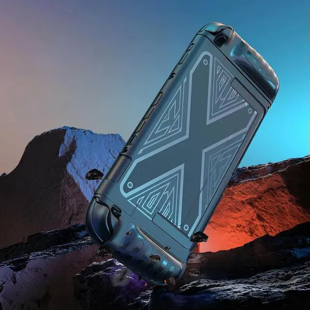 Alt view image 2 of 4 - TPU+PC Case for Nintendo for Switch 2 Protector Case Shockproof Ergonomic Handle Grip Cover for Switch 2 and Joy-Con Controller