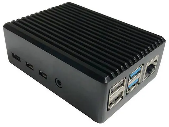 Alt view image 4 of 4 - Pi 4B Cooling Case Aluminum Alloy Raspberry Pi Housing Enclosure Pi 4 Model B Passive Cooling Case for Raspberry Pi 4B