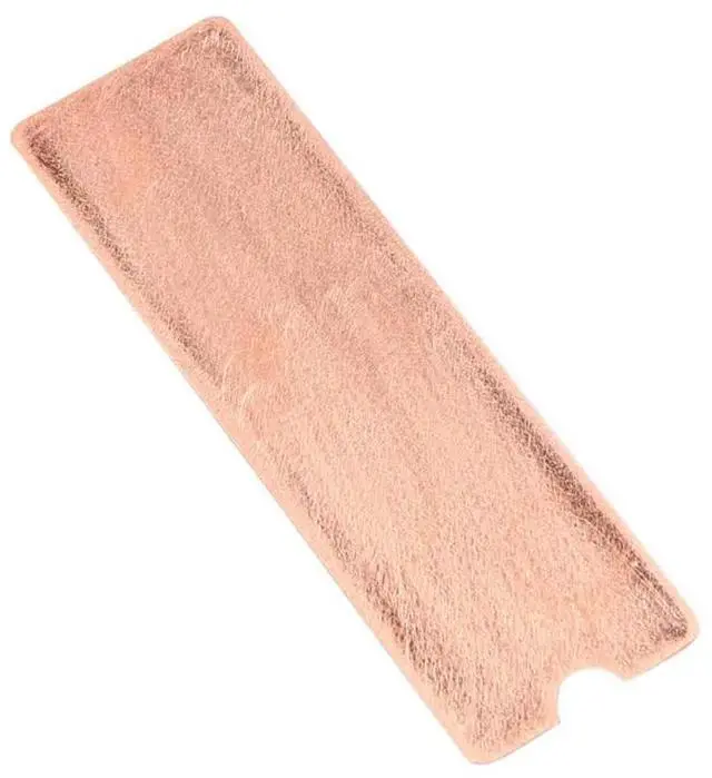 Alt view image 2 of 4 - 6Pcs M.2 SSD Heat Sink NVME NGFF M.2 2280 Solid State Hard Disk Pure Copper Heatsink Thin Radiator 1.0Mm