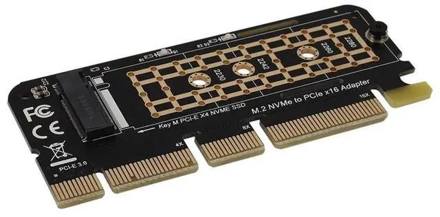 Main image of 3X M.2 Nvme SSD To PCI-E X16 Converter Card NGFF M-Key M.2 Pcie PCI-Express X4/X8/X16 Solid State Disk Adapter Card