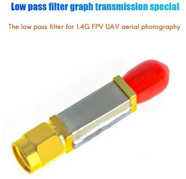 Alt view image 4 of 4 - 1 PCS 1.2G-1.4G Special For Image Transmission Low Pass Filter For 1.3Ghz Video Receiver Matek VTX-1G3SE /VRX-1G3-V2 Long Range