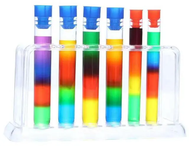 Alt view image 2 of 4 - 4X Plastic Clear Test Tube Rack 6 Holes Stand Test Tube Stand Shelf School Supply Equipment 16.7X8X3 Cm