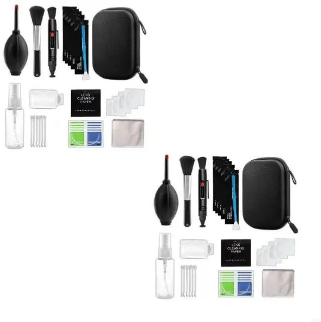 Alt view image 4 of 4 - Professional DSLR Camera Cleaning 29-in-1 Camera Cleaner Set Include Cleaning Swabs Cleaning Pen Dust Blower for Sensor
