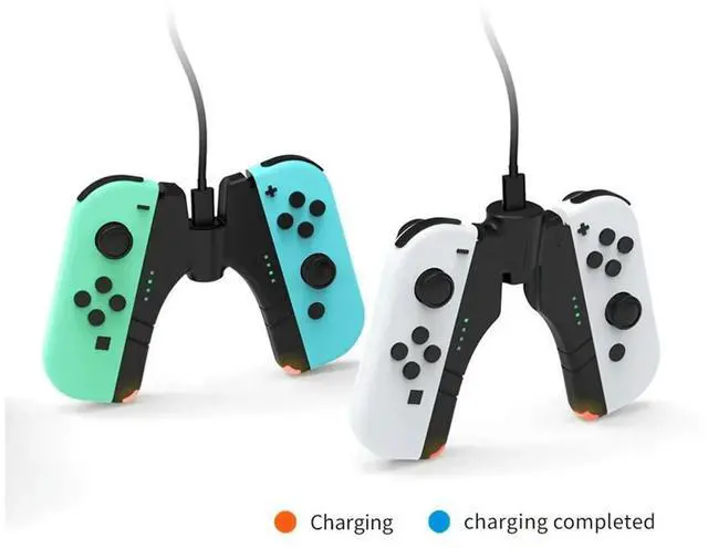 Alt view image 4 of 4 - 4-in-1 Game Controller Charger Grip for Nintendo Switch/Switch OLED_L50A