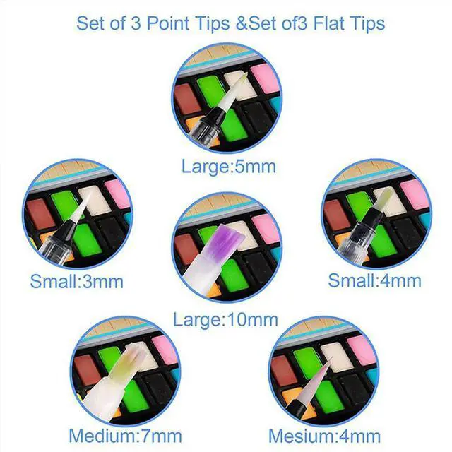 Alt view image 2 of 4 - 24 PCS Water Color Brush Pen Set, Watercolor Paint Pens, Water Color Water-Base Markers, Water Soluble Colored Pencil