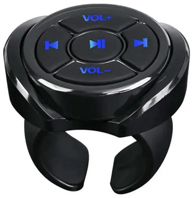 Alt view image 4 of 4 - 3X Wireless Bluetooth Media Button Remote Controller Car Motorcycle Bike Steering Wheel Music Play Remote For Phone