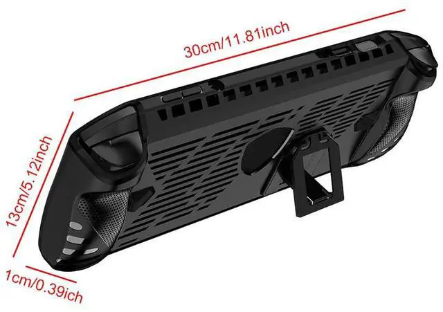 Alt view image 4 of 4 - For Claw Handheld Console TPU Case Protector Shell Sleeve with Kickstand Full Protective Shell Anti-Scratch Game Accessories