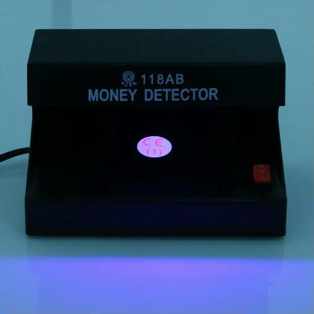 Alt view image 2 of 4 - 110-220V UV Light Counterfeit Money Detector Checker with ON/OFF Switch EU