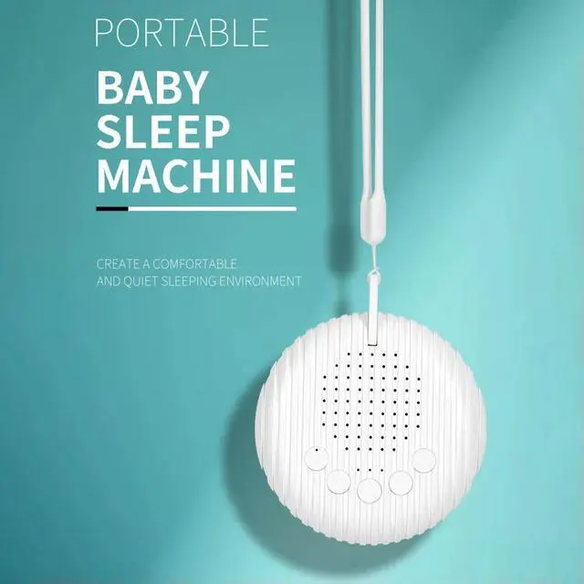 Alt view image 2 of 4 - White Noise Sound Machine Portable White Noise Machine 10 Soothing Sounds Rechargeable Sleeping Relaxation for Home Travel