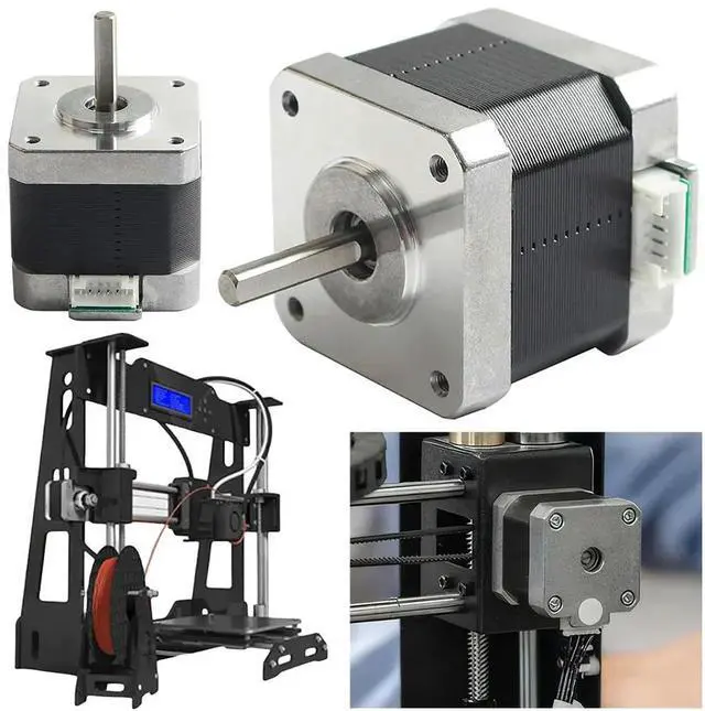 Main image of Nema 17 Stepper Motor Step Motor 1.8° Stepper Angle 3D Printer Part Or CNC No Connecting Cable for Anycubi Mega Vype-r Extruder
