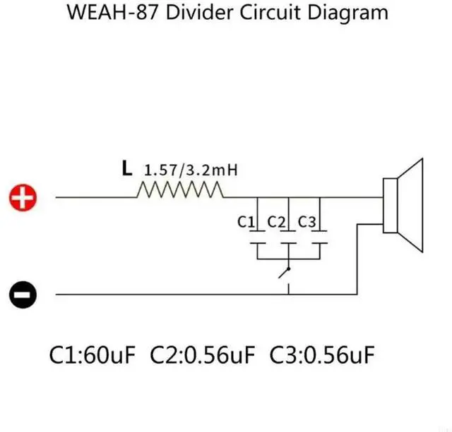 Alt view image 3 of 4 - 1200W Bass Subwoofer Speaker 410Hz Frequency Divider Home Theater Hifi Stereo Car Loudspeaker Filter