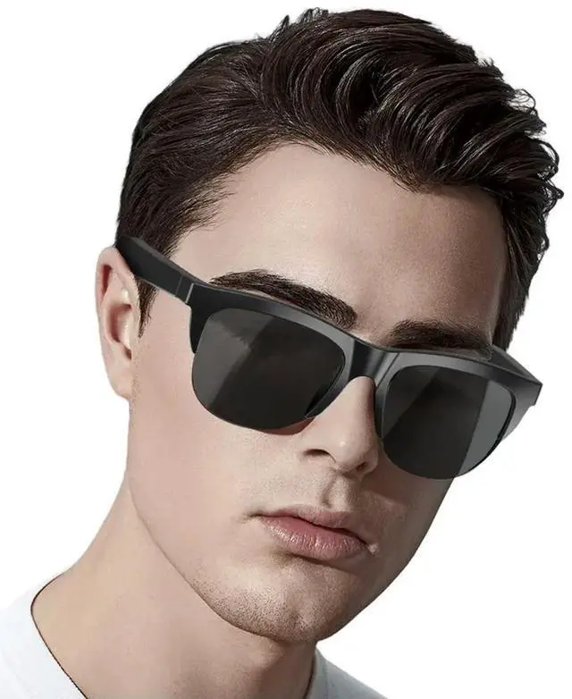 Main image of BT Sunglasses Built-in Mic & Speakers Outdoor Sports Headphones UV Protection for Men & Women