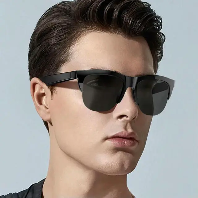 Alt view image 2 of 4 - BT Sunglasses Built-in Mic & Speakers Outdoor Sports Headphones UV Protection for Men & Women