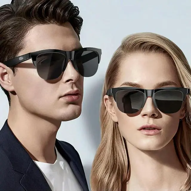 Alt view image 3 of 4 - BT Sunglasses Built-in Mic & Speakers Outdoor Sports Headphones UV Protection for Men & Women