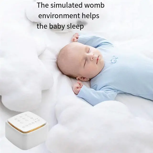 Alt view image 4 of 4 - 30 Soothing Sounds White Noise Machine With Night Light For Enhanced Sleep For Babies & Adults