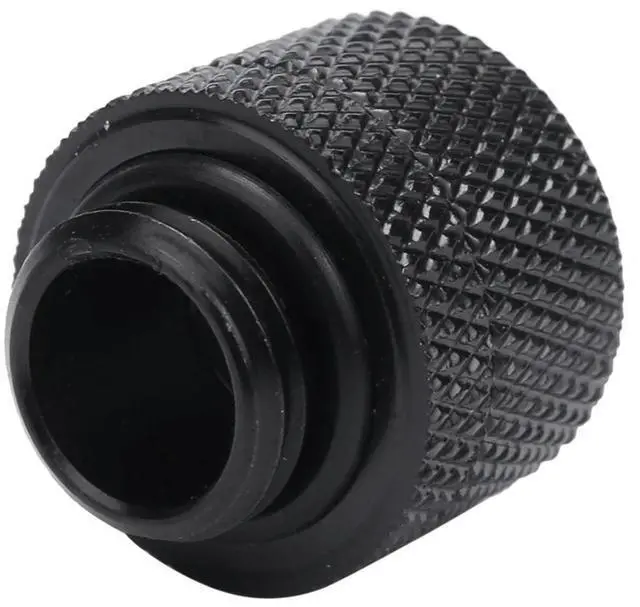 Alt view image 2 of 4 - 10Pc Water Cooling Fittings G1/4 External Thread Pagoda For 9.5X12.7Mm Soft Tube Computer Cooling System Connector Black
