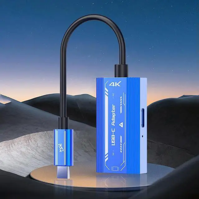 Alt view image 3 of 4 - USB-C To HDMI-compatible Adapter (4K@60Hz) for Switch/Steam Deck/ROG Ally for 15 Mate 60/ Pura70