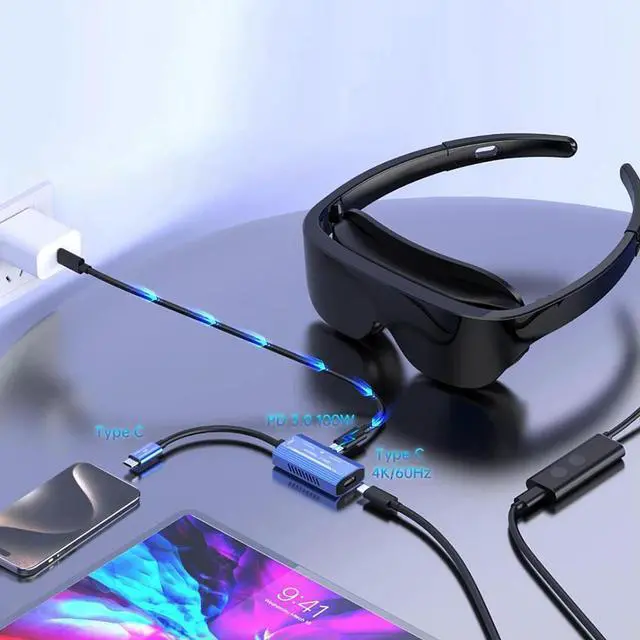 Alt view image 4 of 4 - USB-C To HDMI-compatible Adapter (4K@60Hz) for Switch/Steam Deck/ROG Ally for 15 Mate 60/ Pura70