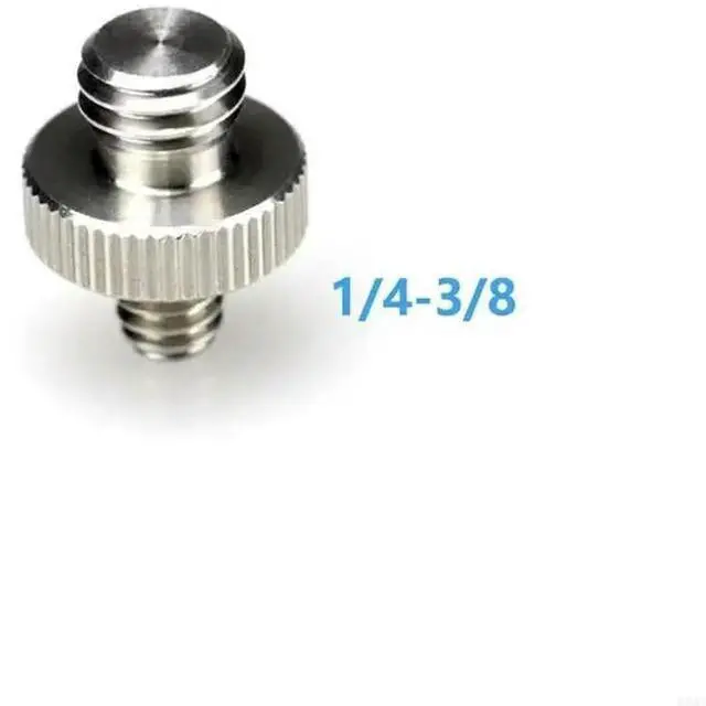 Alt view image 3 of 4 - 100Pcs Double-headed 1/ 4" Male Screw Thread Convert Adapter For Camera Bracket Quick Mounting Plate Tripod Ballhead