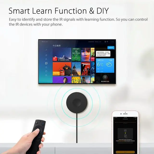 Alt view image 2 of 4 - Infrared Remote Control Tuya IR RF Universal Infrared Remote Control Voice Control for Air Conditioner TV Appliances