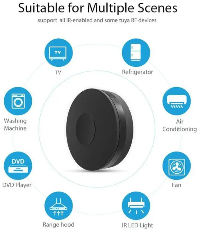 Alt view image 3 of 4 - Infrared Remote Control Tuya IR RF Universal Infrared Remote Control Voice Control for Air Conditioner TV Appliances