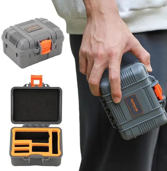 Alt view image 2 of 4 - Carrying Case Waterproof Hard Case Portable Safety Protection Box for OSMO ACTION 5Pro/4/3 Accessories
