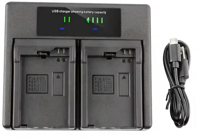 Alt view image 3 of 4 - PSP-1000 Dual Charger PSP-2000 PSP-3000 for _L50A