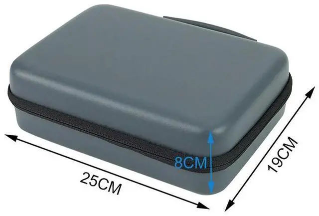 Alt view image 4 of 4 - Hard Shell Dual Controller Travel Carrying Case for PS5 DualSense PS4 DualShock Portable Case Electronic Equipment Accessory