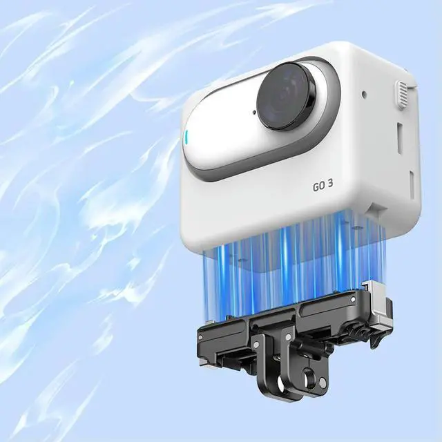 Alt view image 3 of 4 - Magnetic Quick Release Base with 1/4 Threaded Port Magnetic Quick Release Adapter for Go 3/3S Camera Accessories