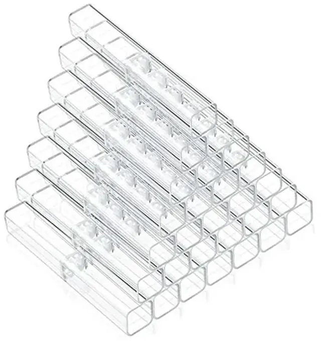 Alt view image 2 of 4 - 40 Piece Gift Empty Pencil Boxes Plastic Pen Transparent Plastic Pencil Boxes