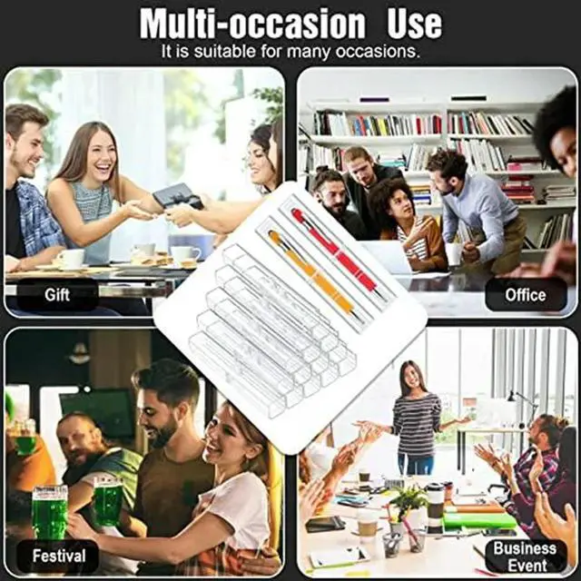 Alt view image 3 of 4 - 40 Piece Gift Empty Pencil Boxes Plastic Pen Transparent Plastic Pencil Boxes