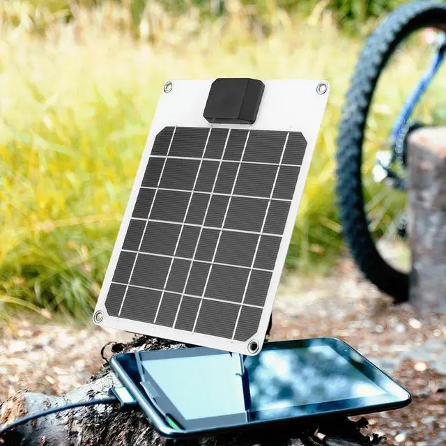 Alt view image 3 of 4 - 20W/25W Charger Solar Panel Waterproof 5V USB Outdoor Solar Panels Outdoor Hiking Camping for Mobile Power Supply Camera