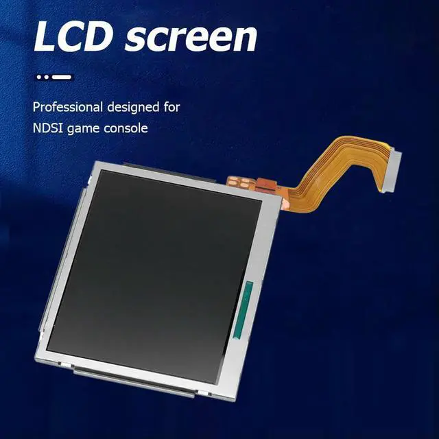 Alt view image 2 of 4 - Top LCD Screen Lightweight Top LCD Display Screen Easy Installation Game Console LCD Screen Replacement Parts for NDSI