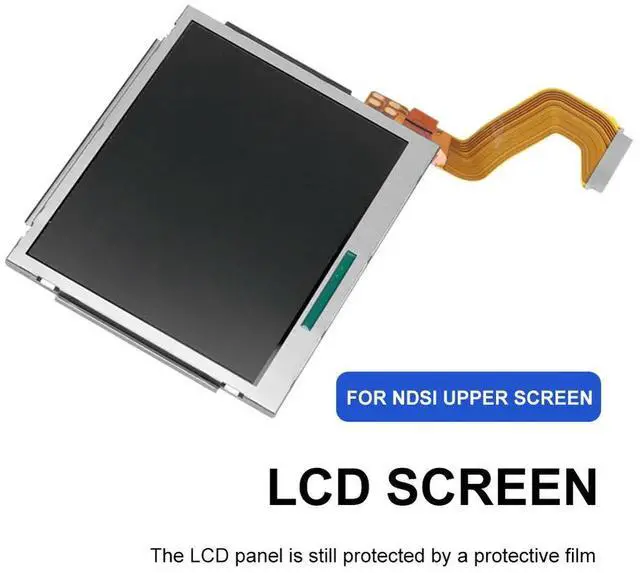 Alt view image 4 of 4 - Top LCD Screen Lightweight Top LCD Display Screen Easy Installation Game Console LCD Screen Replacement Parts for NDSI
