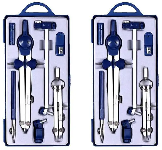 Alt view image 2 of 4 - 18Pc Drafting Compass For Geometry Set Tool Compass Drawing Tool For Geometry For Drafting, Math, Drawing, Engineer Tool