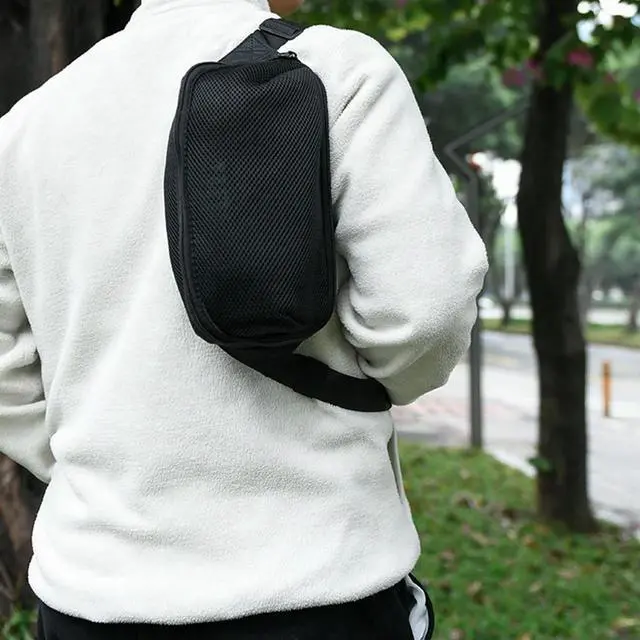 Alt view image 3 of 4 - Speaker Bag Pouch Anti Scratch Chest Bag Travel Speaker Pouch Shockproof Speaker Crossbody Bag for JBL Flip 4 5 6 for UE BOOM 3