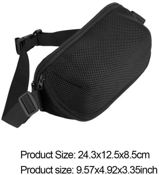 Alt view image 4 of 4 - Speaker Bag Pouch Anti Scratch Chest Bag Travel Speaker Pouch Shockproof Speaker Crossbody Bag for JBL Flip 4 5 6 for UE BOOM 3
