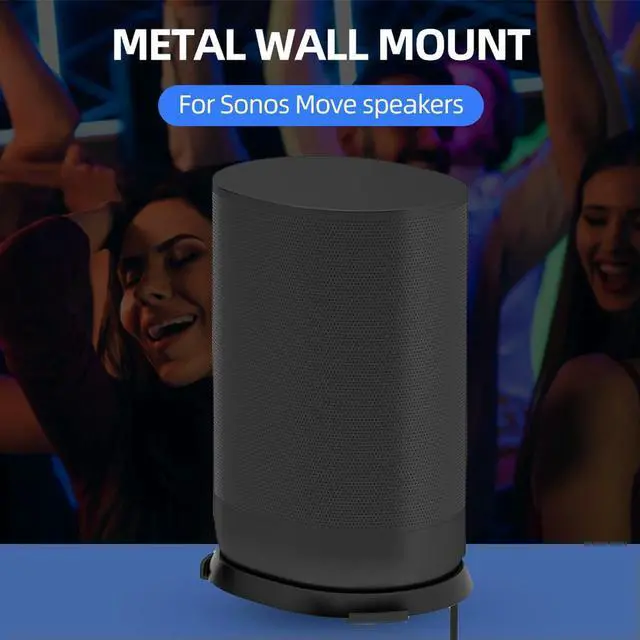 Alt view image 2 of 4 - Sound Box Rack Wall-mounted Speaker Mounting Bracket Aluminum Alloy Wall Stand Holder Shelf Compatible with SONOS Move